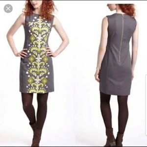 Anthropologie Tabitha Embroidered Shift Dress 2